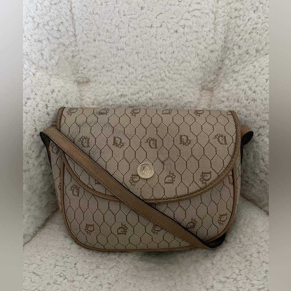 Vintage Dior canvas crossbody bag - Picture 2 of 12